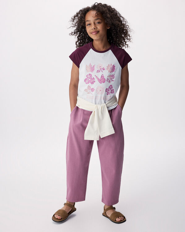 T-shirt &agrave; motif floral Olivia pour filles